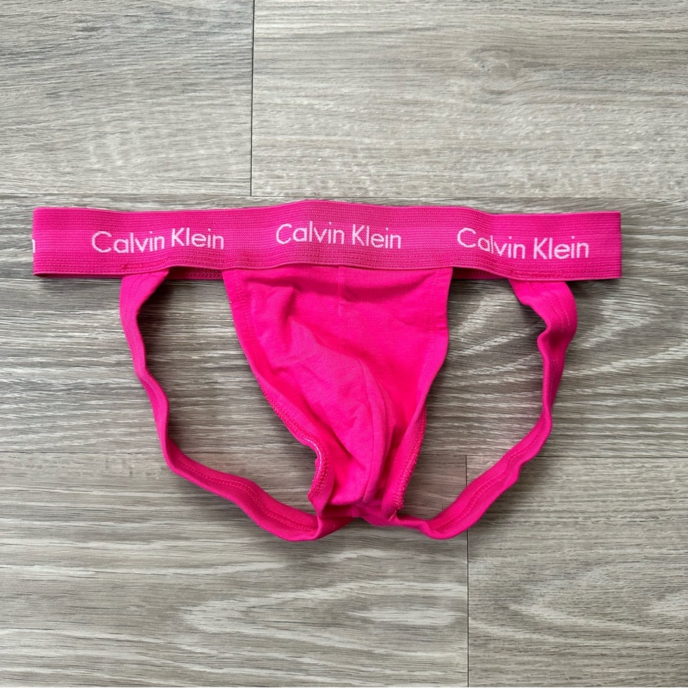 CALVIN KLEIN MEN’S JOCKSTRAP PINK SMALL